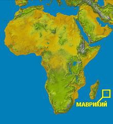 Маврикий на карте туры на Маврикий